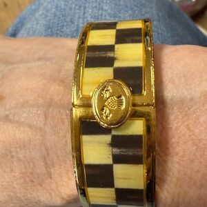 Mackenzie Childs Courtly Check Bangle  Excellent Condition!